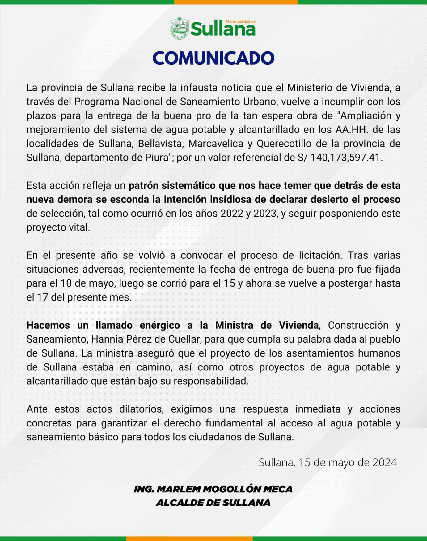 comunicado muni